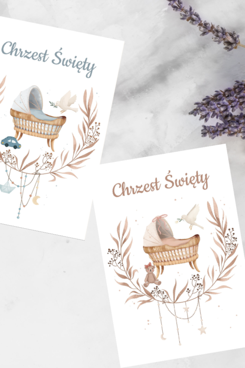 Zaproszenie Chrzest Święty